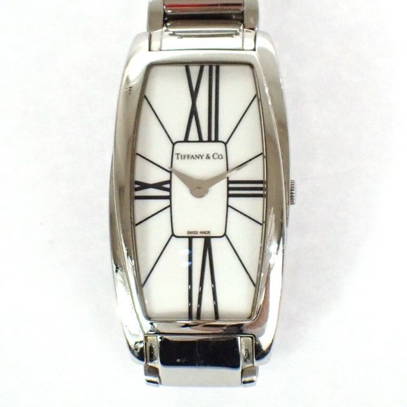 Tiffany & Co. Gemea Wrist Watch Z6401.10.10A20A00A Roman Numeral SS 10RH817 - Picture 2 of 16